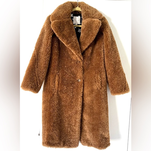 Avec Les Filles Oversize Luxe Faux Fur Longline Coat - Picture 3 of 8